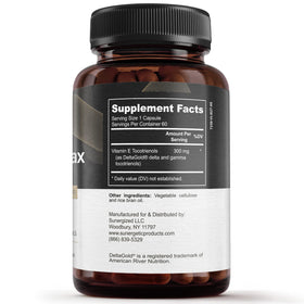 Sunergetic Vitamine E 300 mg DeltaGold bottle with 60 capsules