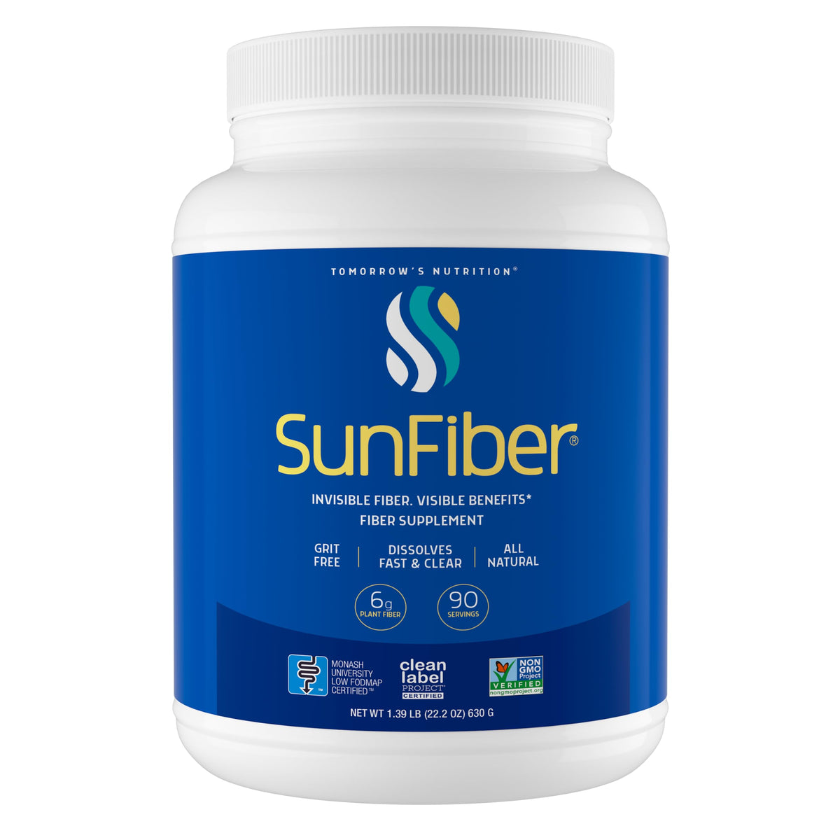 Sunfiber de Tomorrow's Nutrition, emballage avant