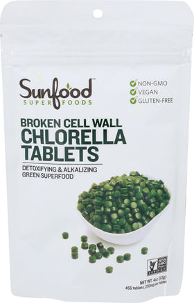 Sunfood Chlorella en Tablettes 118g - vue avant