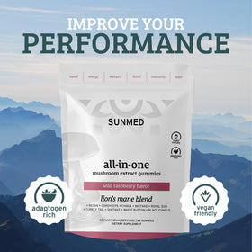SUNMED gélifiés champignons 60ct emballage