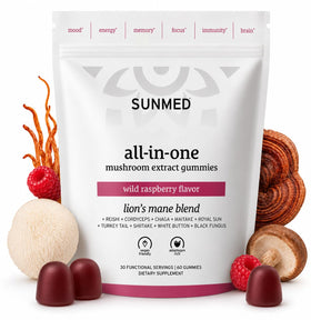 SUNMED gélifiés champignons 60ct vue de face