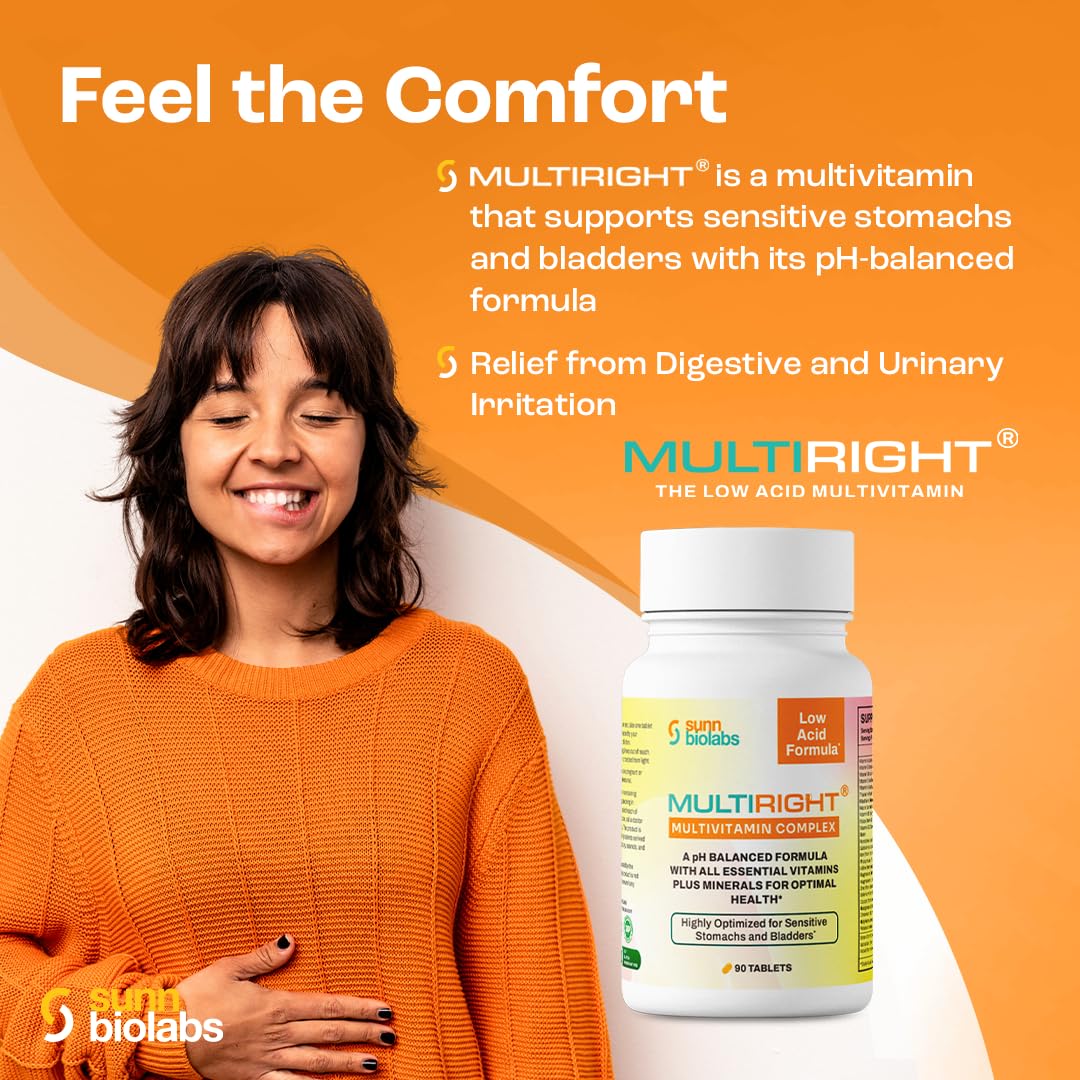 SUNN BIOLABS Multivitamine MultiRight avec mise en scène sur une table