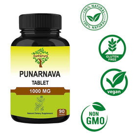 SunNature comprimés de Punarnava 90 comprimés avec mesure