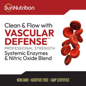 SunNutrition Vascular Defense capsules en gros plan