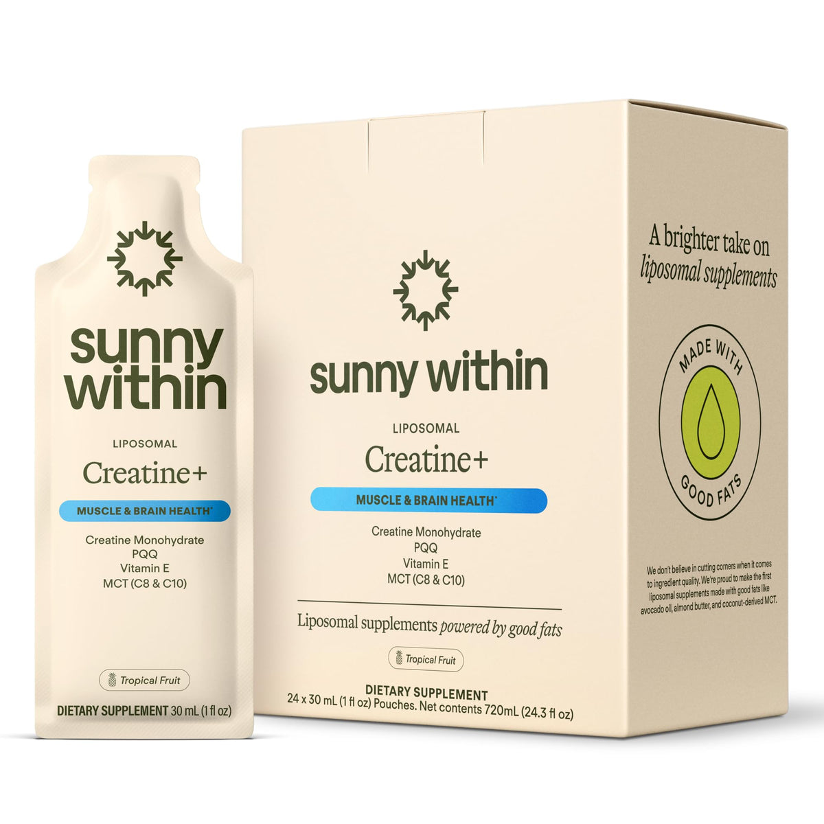 Sunny Within Complément Alimentaire Créatine 798g vue de face