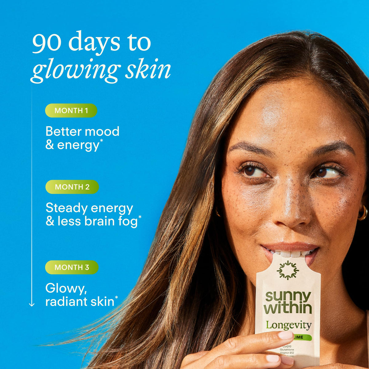 Sunny Within Glutathione Liposomal 30 Portions contenu liquide