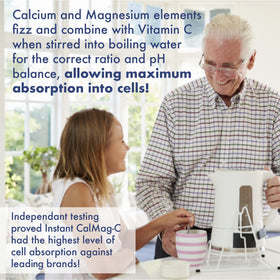 Sunshine Vitamins Instant CalMag-C 249g vue de côté