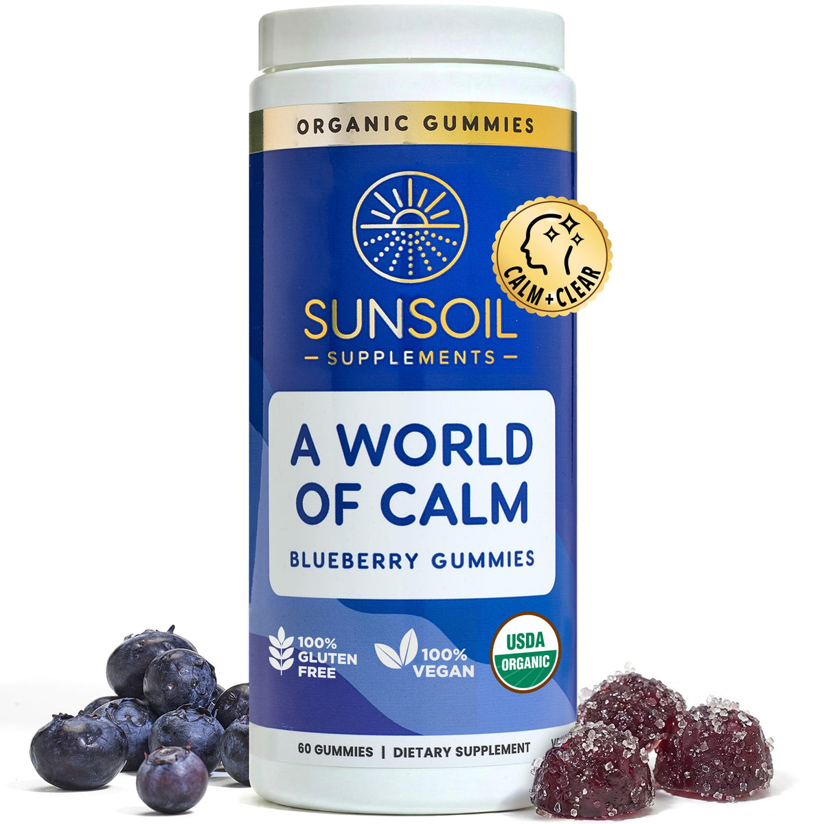 Sunsoil Gummies Bio 259g vue avant avec emballage
