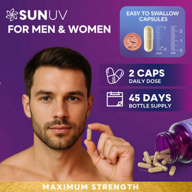 SUNUV Biotin 10 000 mcg capsules en main