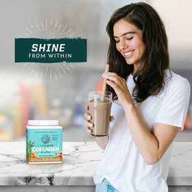 Sunwarrior Poudre de Collagène Végane 608g Caramel Salé avec ingrédients naturels