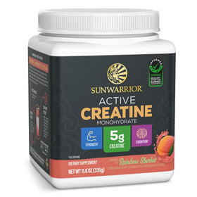 Sunwarrior Poudre de Créatine Monohydrate 422g saveur Rainbow Sherbert vue de face
