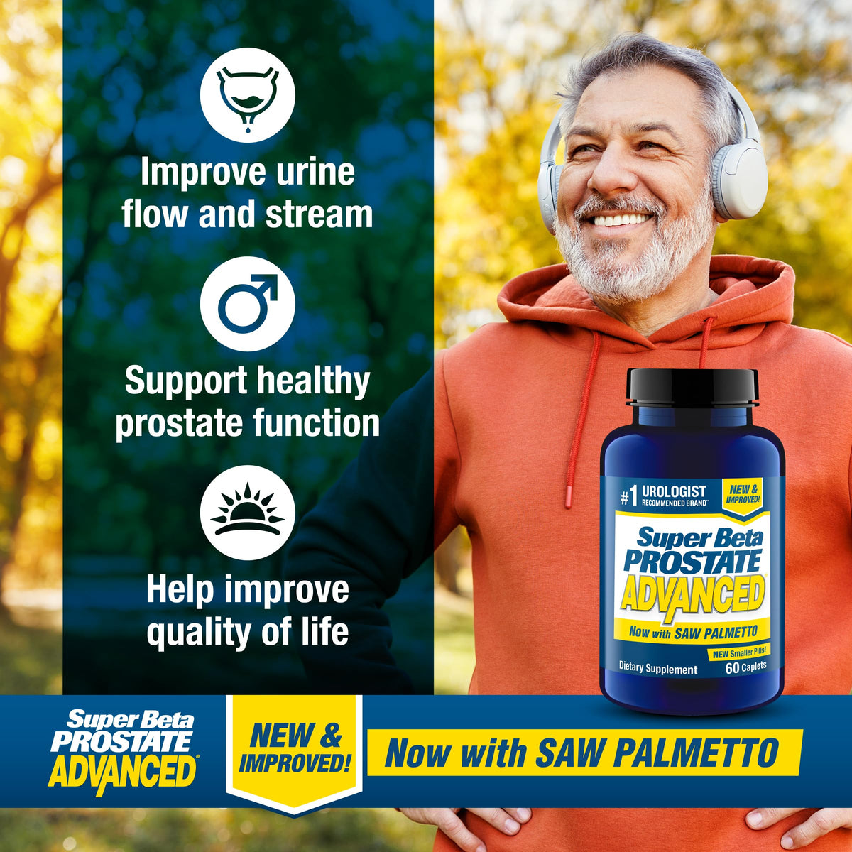 SUPER BETA PROSTATE Complément Alimentaire 120 Comp. vue de dos
