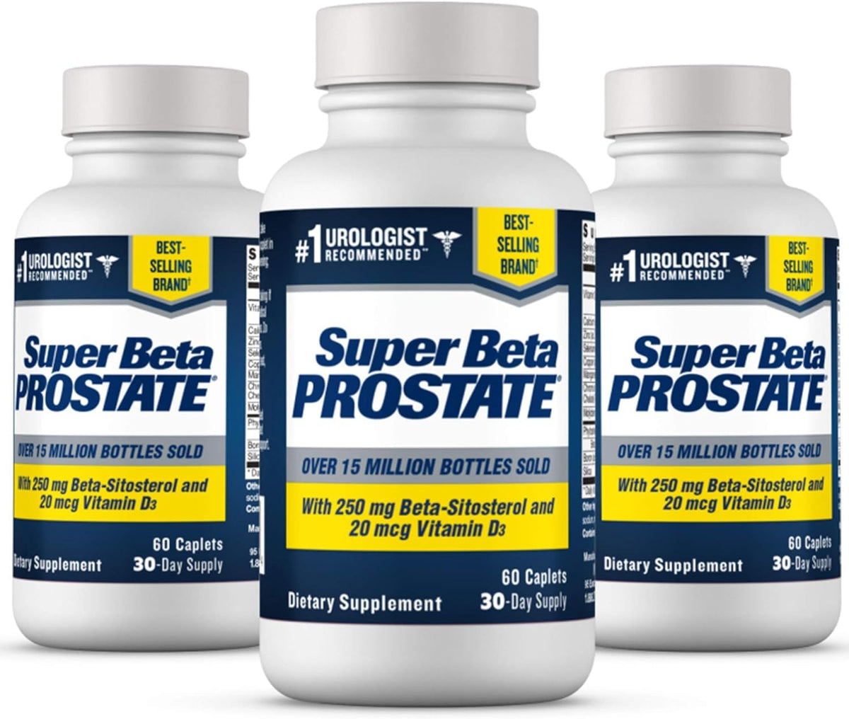 SUPER BETA PROSTATE Compléments alimentaires pour la prostate, 60 comprimés, vue de face