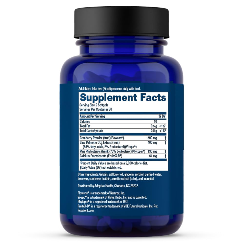 SUPER BETA PROSTATE Max 60ct ingrédients sur l'étiquette
