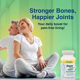 SUPER JOINT SUPPORT Glucosamine Chondroitin D3 K2 avec gélules