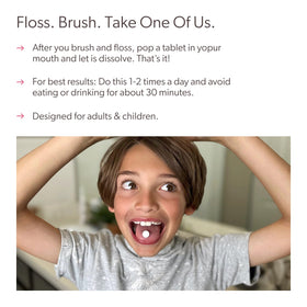 SUPER TEETH Probiotiques Oraux Fraîcheur Fraise informations nutritionnelles