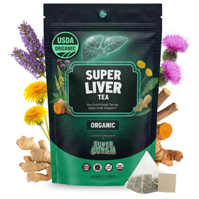 SuperBonsai Thé Détox Hépatique Bio boîte de 20 sachets