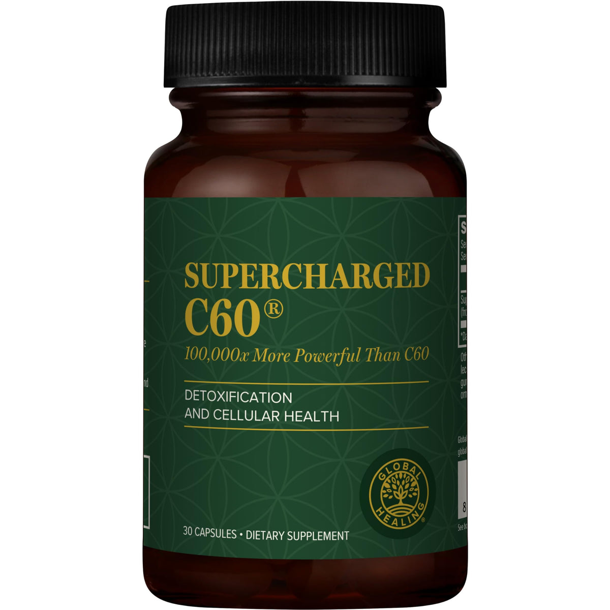 Supercharged C60 Global Healing Center boîte de 30 capsules