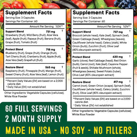 Superfood MD Complément Alimentaire Capsules avec fruits et légumes