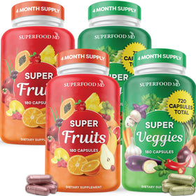 Superfood MD Complément Alimentaire Fruits et Légumes 720 Capsules vue de face