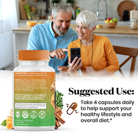 Superfood MD Complément Moringa et Curcuma avec ingrédients