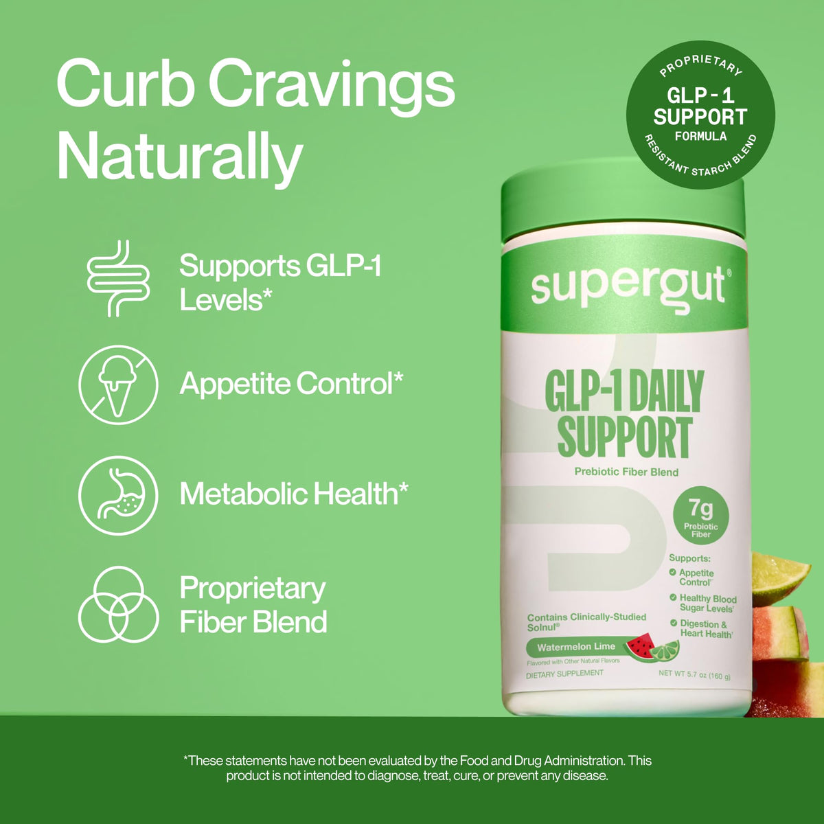 Supergut GLP1 Daily Support Poudre de Fibres 231g emballage