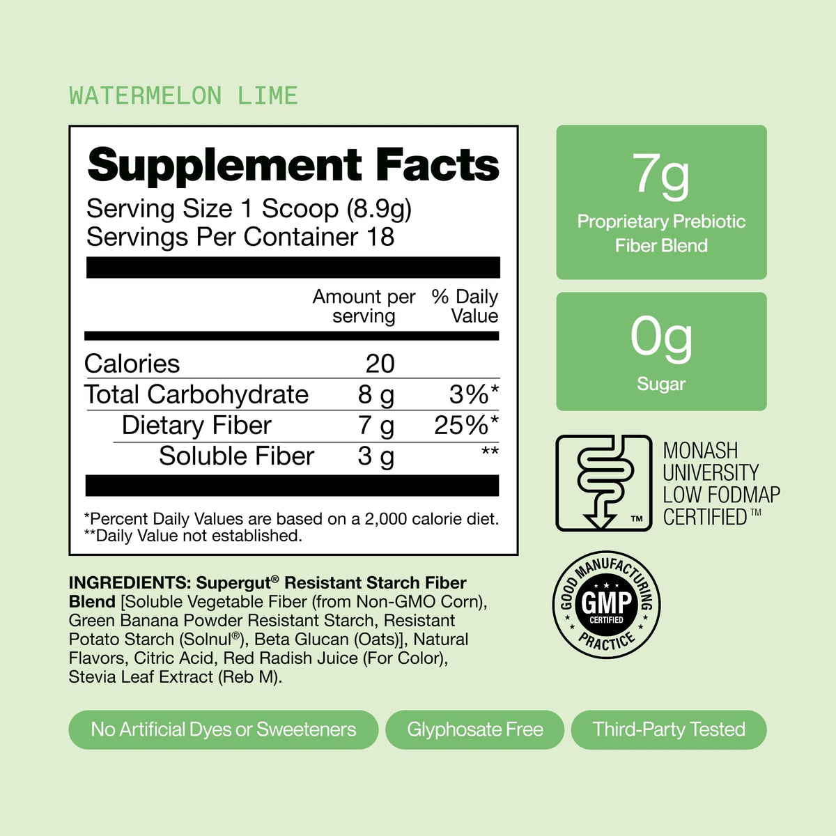 Supergut GLP1 Daily Support Poudre de Fibres 231g en utilisation