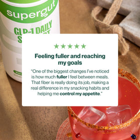 Supergut GLP1 Daily Support Poudre de Fibres 231g ingrédients