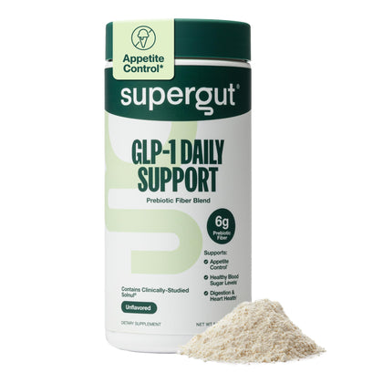 Supergut GLP1 Support poudre de fibres prébiotiques 230g vue avant
