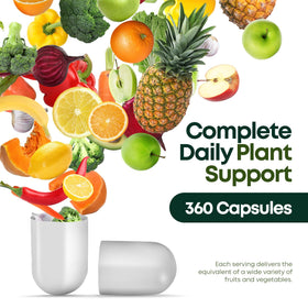 Supermed Research Compléments Alimentaires Fruits et Légumes 360 Ct et légumes frais