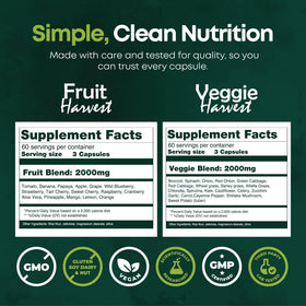 Supermed Research Compléments Alimentaires Fruits et Légumes 360 Ct vue arrière