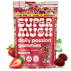 SuperMush Daily Passion Gummies 60 unités vue de face