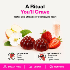 SuperMush Daily Passion Gummies packaging avec ingrédients