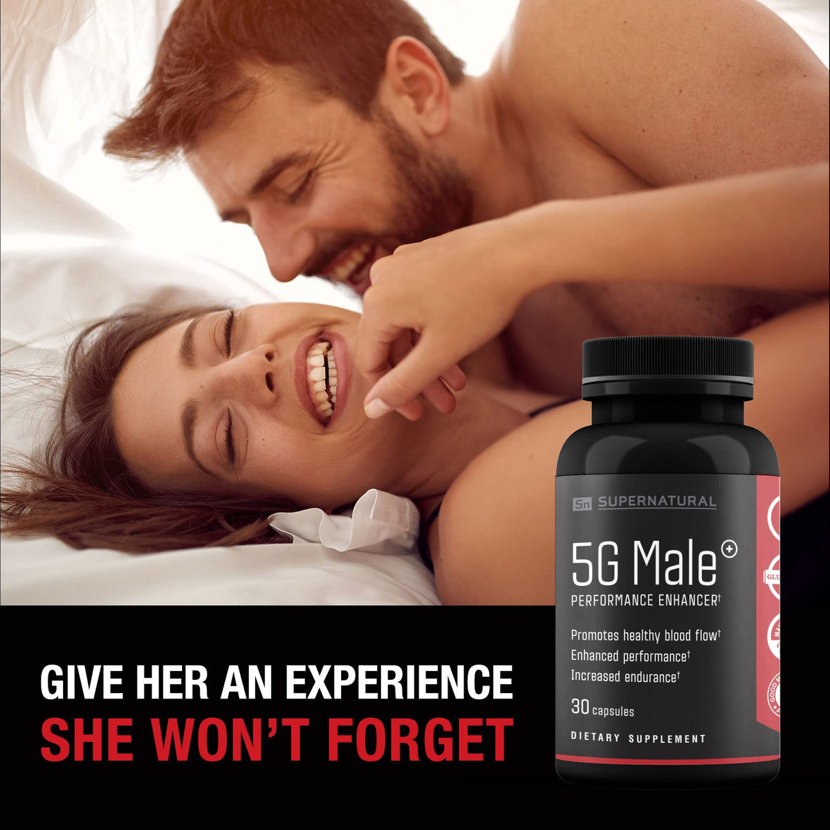 Supernatural Man complément alimentaire 90 capsules côté