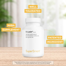 Supersmart 5-Loxin 200mg capsules végétariennes ouvertes