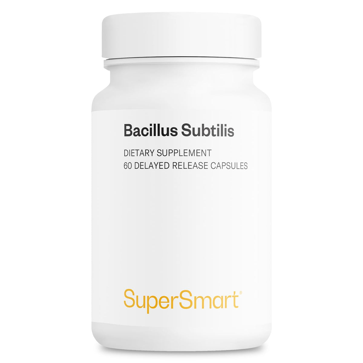 Supersmart Bacillus Subtilis 60 capsules végétariennes vue de face