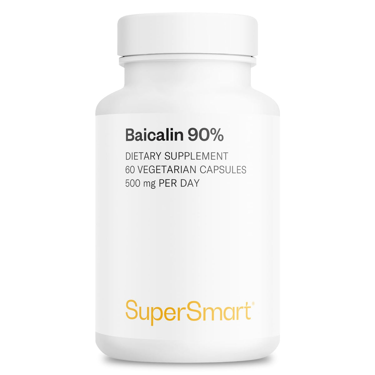 Supersmart Baicalin 90% 500mg gélules végétariennes vue de face