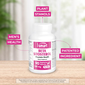 Supersmart Beta-Sitostérol 180mg capsules végétariennes
