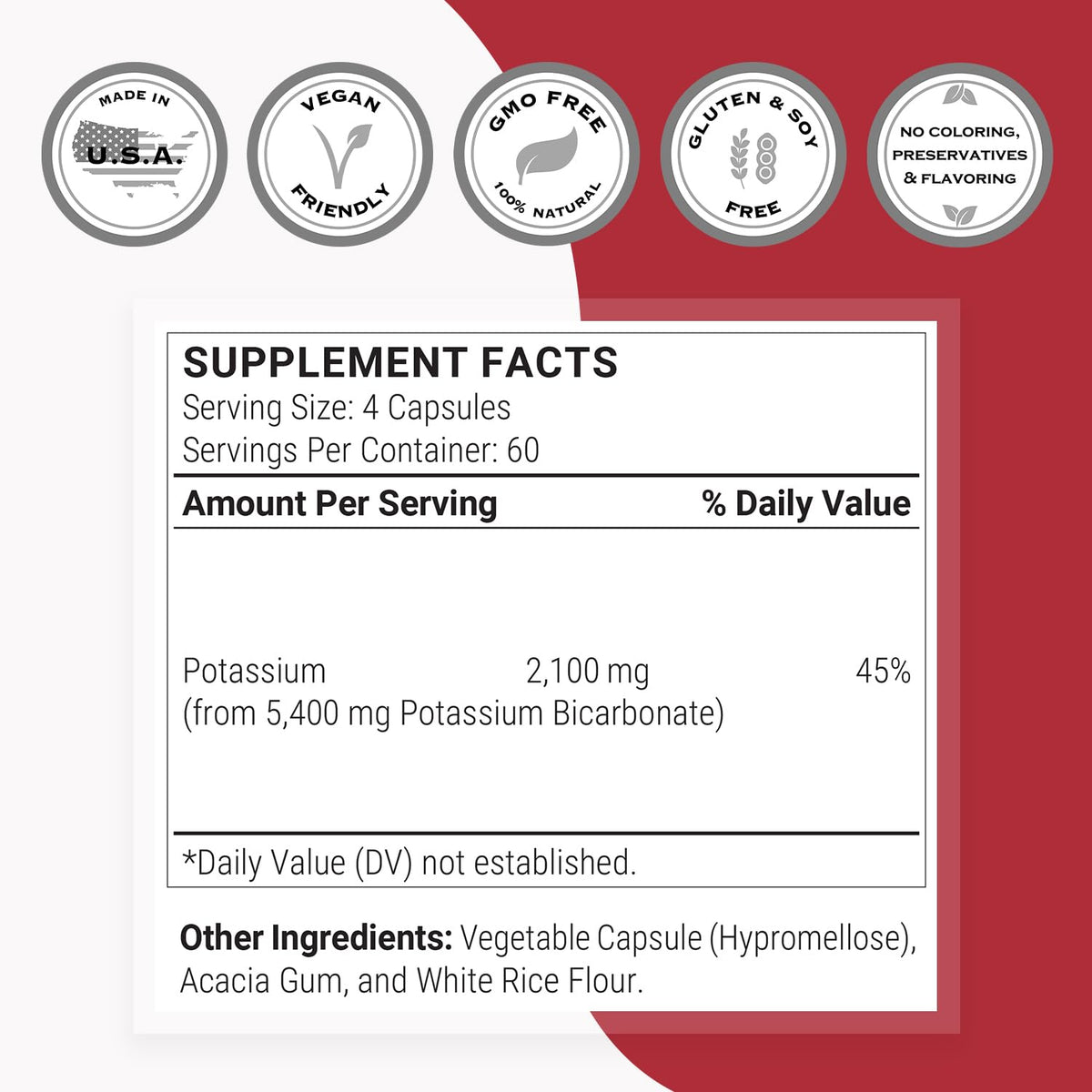 Supersmart Bicarbonate de Potassium - Capsules végétariennes