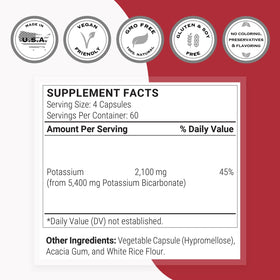 Supersmart Bicarbonate de Potassium - Capsules végétariennes