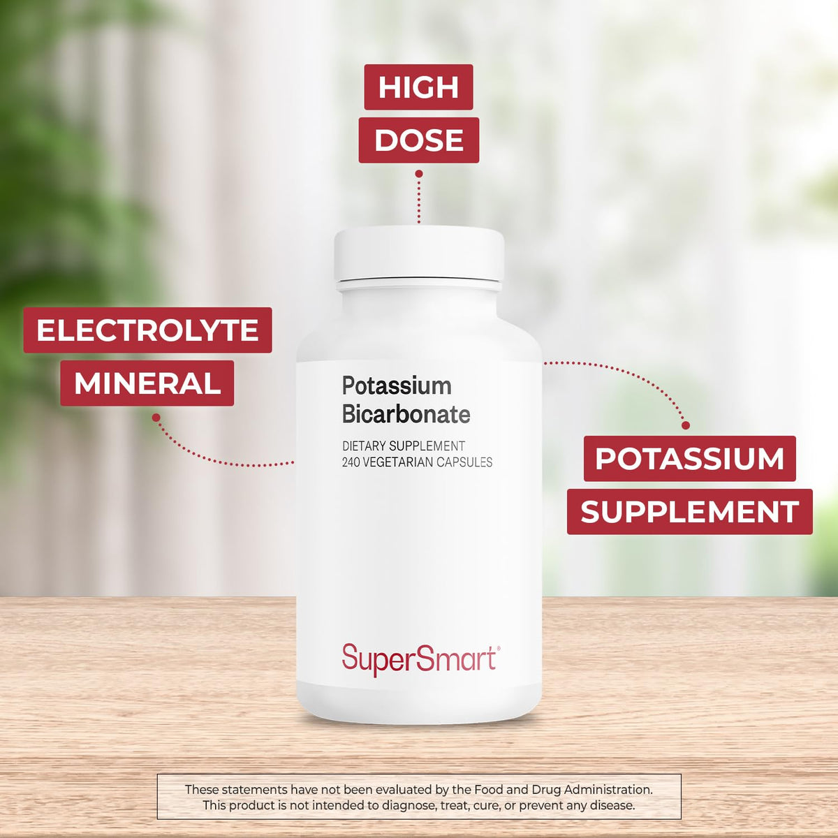 Supersmart Bicarbonate de Potassium - Étiquette et ingrédients