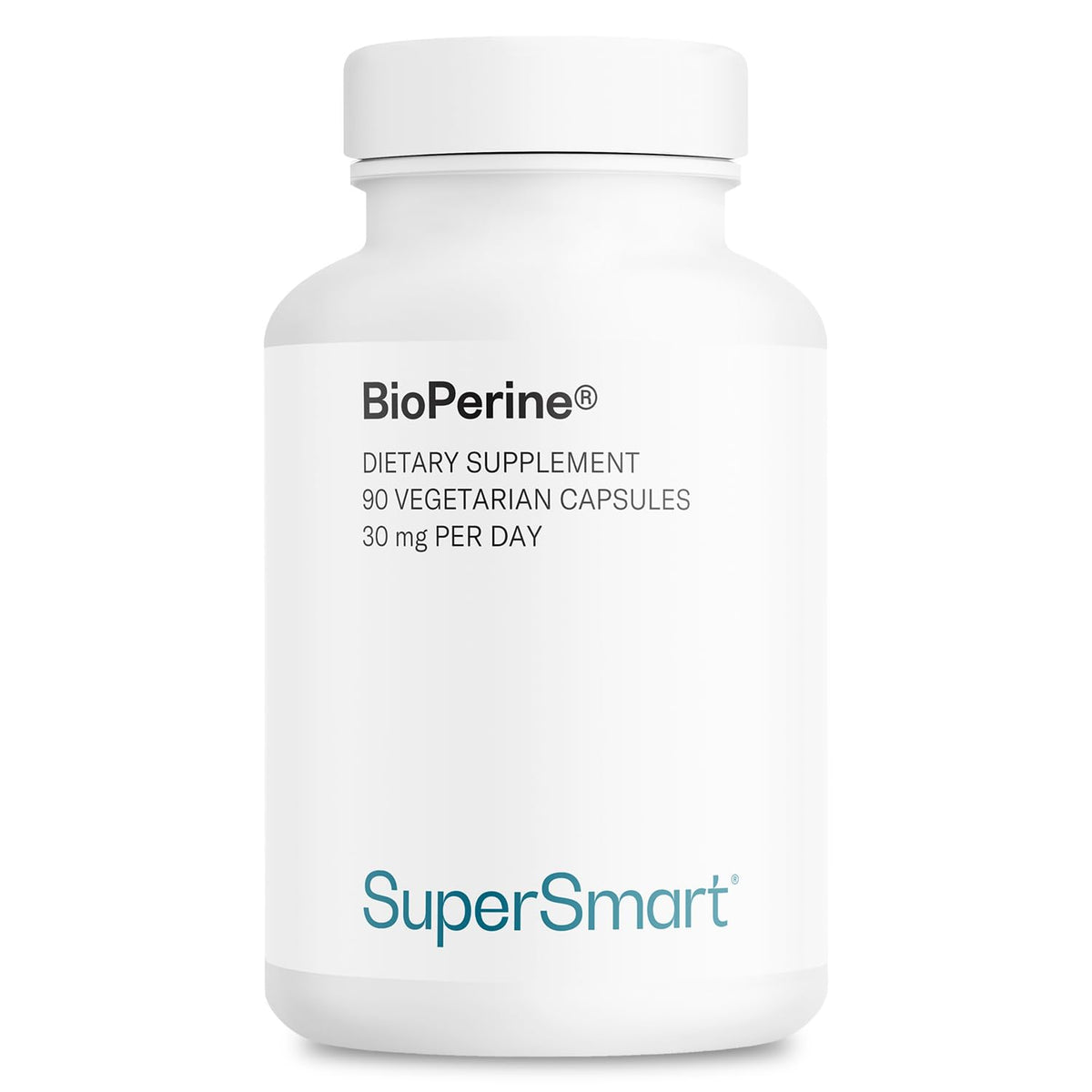 Supersmart Bioperine 30mg boîte de 90 capsules végétariennes