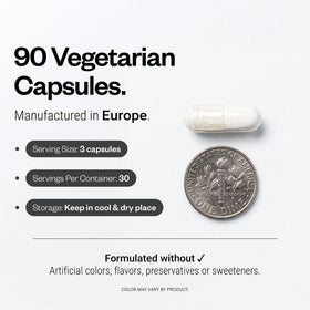 Supersmart Bioperine 30mg capsules ouvertes avec extrait de pipérine