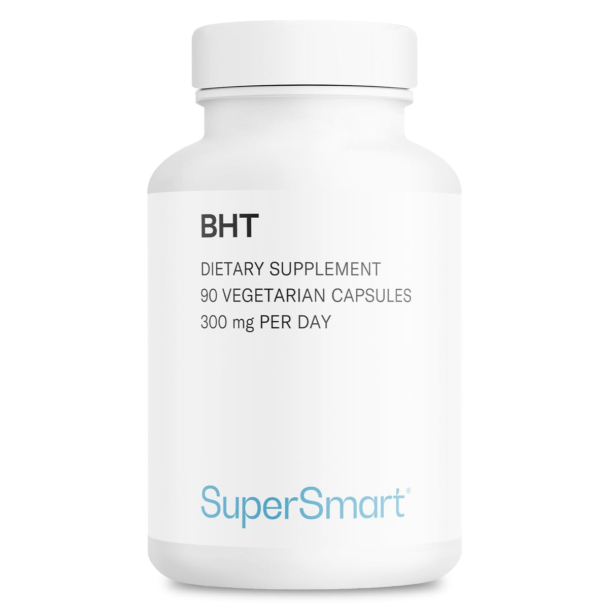 Supersmart Complément BHT 300mg boîte avant avec capsules