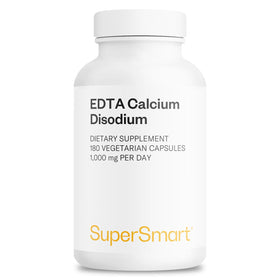 Supersmart EDTA 1000mg 180 capsules végétales, vue avant