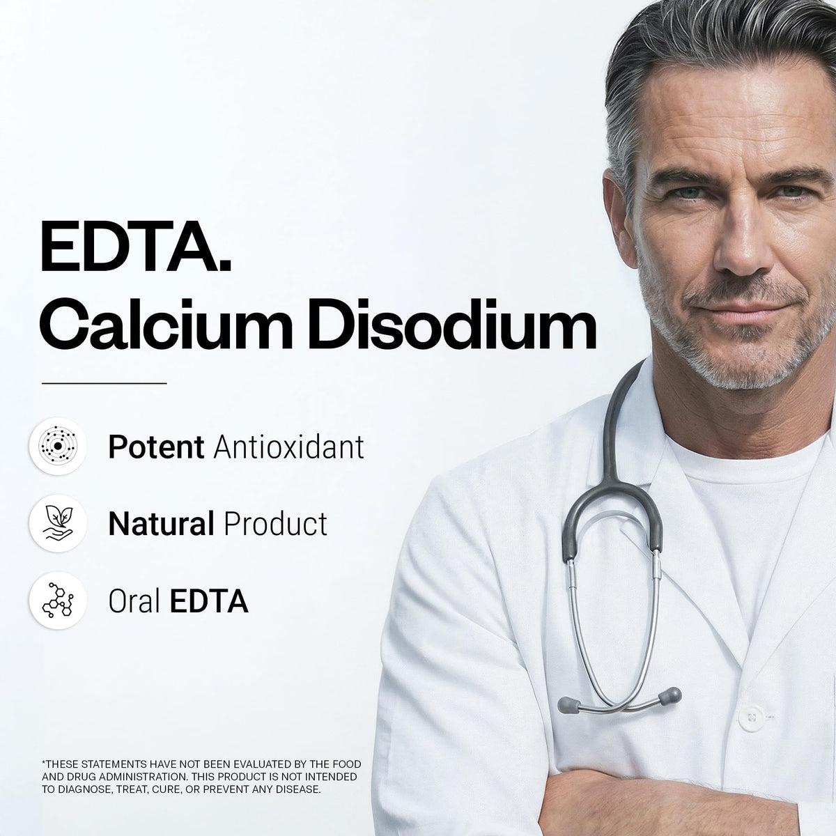 Supersmart EDTA 1000mg, capsules végétales dans un flacon