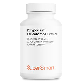Supersmart extrait de Polypodium leucotomos 1000mg capsules végétariennes avant