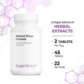 Supersmart Formule Naturelle de Sommeil - ingrédients principaux