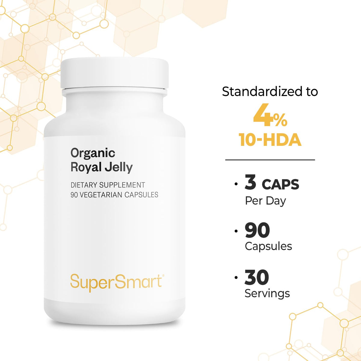 Supersmart Gelée Royale Bio, présentation des ingrédients