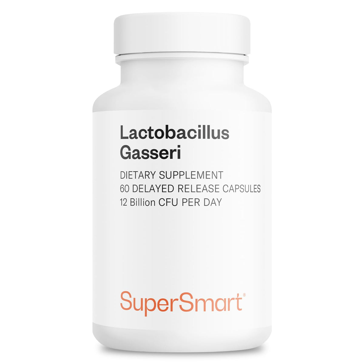 Supersmart Lactobacillus Gasseri 60 capsules végétariennes, vue de face